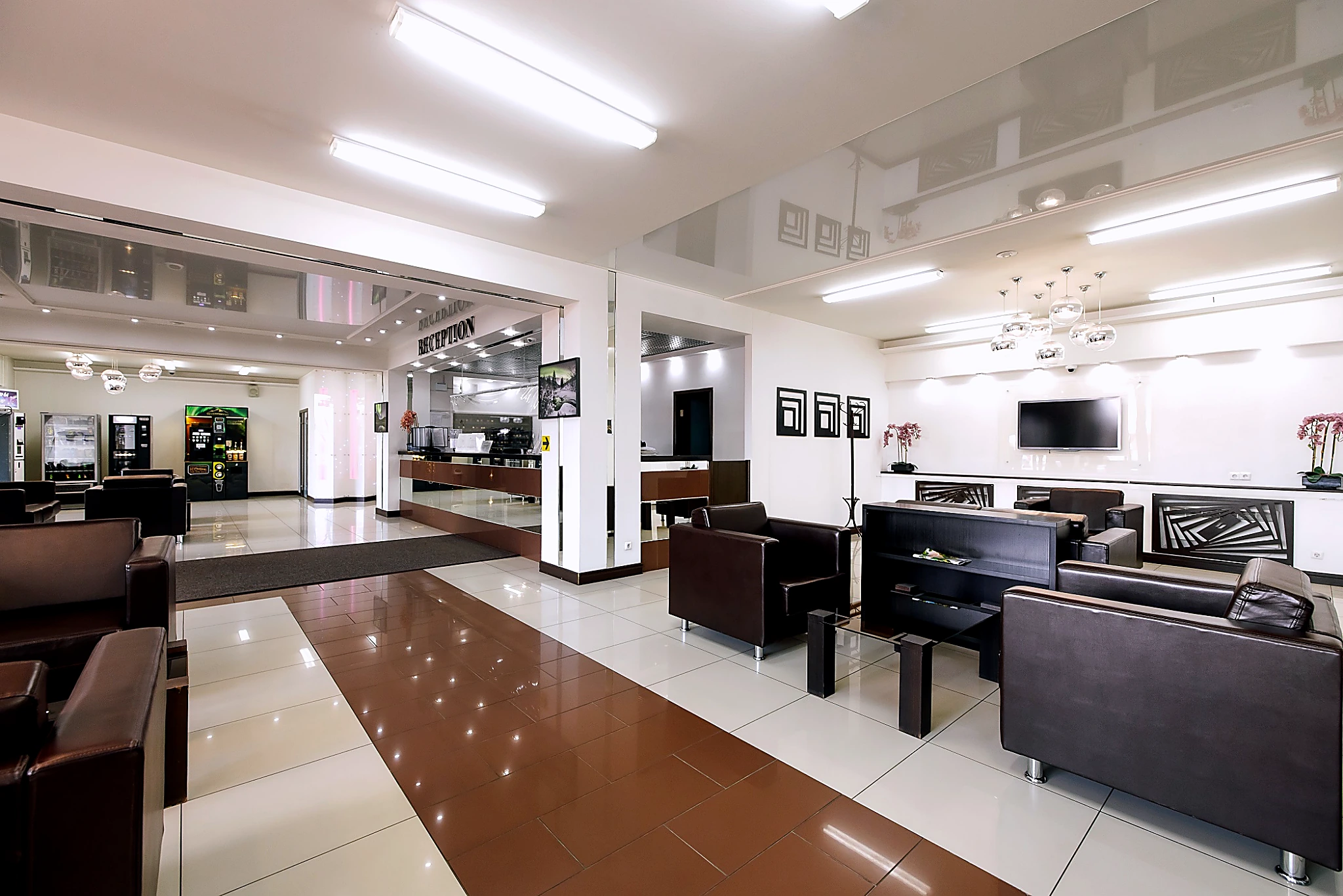 Reception lobby enhanced